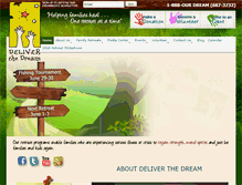 Tablet Screenshot of deliverthedream.org